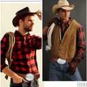 Xuniea Western Belt for Men Longhorn Cowboy Leather Buckle Belt Floral Engraved (39 Inch, Camel Color)