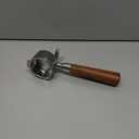 51mm 3 Ear Portafilter for DeLonghi EC680/EC685 - Stainless Steel Dual Spout Handle with Precision Basket,Siam Rosewood Grip