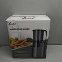 Cold Press Juicer, Juicer Machines with 5.4" Wide Feed Chute for Juice Extractor, Professional Slow Masticating Juicer for Whole Vegetables & Fruits with High Juice Yield, Easy to Clean (Black)