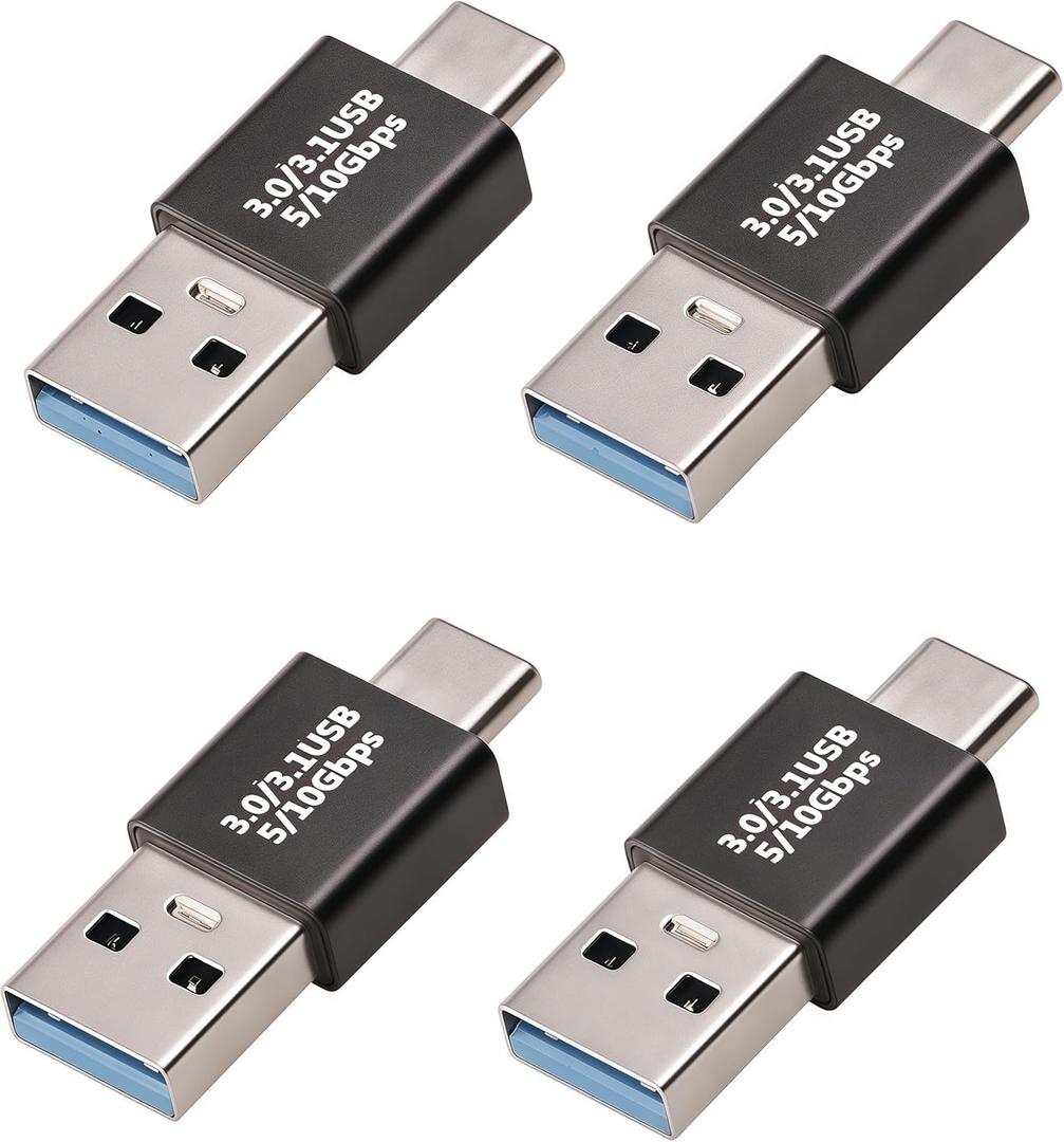 Pastall   USB 3.1 Male to USB C Male Adapter USBc/Typec Male to USB Male Converter, Compatible with Mobile Phones/Computers/Notebook Computers/Mobile Phones