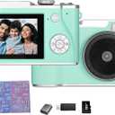 Kids Digital Camera,2.4 Inch TFT Display Camera,with 32GB Card,48MP 8X Digital Zoom,Compact Camera Support Video Recording/Photography/Selfie-Suitable for Children and Beginners (Blue)