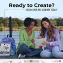 Sketch Pad 2-Pack - 9x12 Drawing Pads for Kids 9-12, Teens - 64lb (95gsm) Art Paper - Spiral Perforated 100 Sheets Each - Sketch Book for Kids, Art Sketchbook for Dry Media