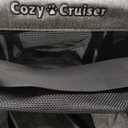 Cozy Cruiser Airline Approved Top-Expanding Pet Carrier on Wheels- Rolling Carrier- Designed for Dogs & Cats- Extra Spacious Soft Lined Carrier! 18x11x11 (Original Mesh Sides)