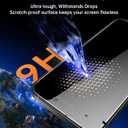 UNBREAKcable 4PCS Screen Protector for iPhone 16 Pro - 2 Privacy Tempered Glass+2 Clear Glass Double Shatterproof [Installation Frame] [9H Hardness] [Case Friendly] Anti-Scratch for iPhone 6.3 inch