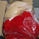 Santa Claus Costume for Men Women Costume Suit Adult 10pc. Deluxe Christmas Santa Cosplay Outfits Holiday Party (L)