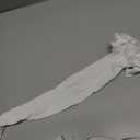 Leg Avenue Women's Opaque Thigh Highs with Satin Ruffle Trim and Bow