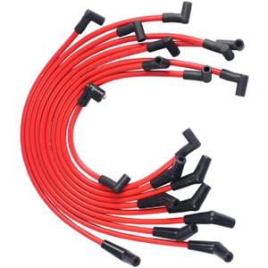 C301 Ignition Spark Plug Wire Set for Ford 1979-1995 F-150, 1964-1995 Mustang, 5.0L 5.8L SBF 302 289