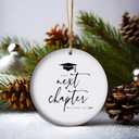 The Next Chapter Begins in 2025  Graduation Ornament for High School & College Grads | Class of 2025 Keepsake | Inspirational Gift for Grads Starting New Adventures (V1)
