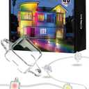 Light Clips for Govee Outdoor Lights (Model H705 ABCDEF) It is an Ideal Solution to Replace 3M Adhesive Tape. Easy to Install, it Comes with 40 Brackets and 80 Screws