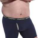 INNERSY Men's Big and Tall Boxer Briefs Breathable Mesh Cooling Underwear 4-Pack, 4XL