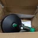 50 Ft Drain Snake, Fast Unclog Snake, Manual & Electric Plumbing Snaker for Shower Sink, Toilet and Kitchen, Drain Auger 50 ft Comes with Gloves and Bag, 1/4 Inch, Green