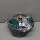 Mueller DuraCast 6 Quart Enameled Cast Iron Dutch Oven Pot with Lid, Heavy-Duty, Oven Safe up to 500 F & Across All Cooktops, Wedding Registry Ideas & Gifts, Emerald