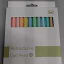 Mr. Pen- Retractable Gel Pens for Journaling, 12 Pack, Assorted Color Ink(Marshmallow Twist), Fast Dry, Colorful & Soft grip Barrels, 0.5mm Fine Point Aesthetic Pens