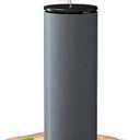 Cooper Bliss Waterless Diffuser for Essential Oils, Pure Aroma Zero Water, Cordless 10-hr Battery Operated Oil Diffuser Machine, Adjustable Scent & Timer, Ambient Light, 100% Bio-Fiber Wood (Grey)