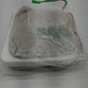 Chair Cushions for Dining Chairs, 2" Thick Seat Cushions for Kitchen Chairs, D-Shaped Chair Pads with Washable Cover, Ties and Non Slip Backing, 17'' x 16'', Set of 2, Beige