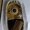 HOMLYLINK 22 Inch Elongated Tall Toilet for Seniors, 1.1/1.6 GPF Dual Flush, Extra High Two-Piece Toilet for Bathroom, Comfort Bowl Height 21 Inch, Seat Height 22", 12 Inch Rough-in, White