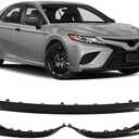Front Bumper Lower Grille Trim Molding Fit For Toyota Camry SE XSE 2018 2019 2020,Middle & Driver&Passenger Side,3Pcs Front Lower Bumper Guard Replace For 5312233040/TO1044119,Gloss Black