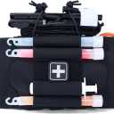 Outdoor Tactical Field-Ready Molle Pouch Quick First Aid Pouch Two-Component Organizer System with Ruggedized Carry Dense Rubber Grip Handle Bag Molle Accessories