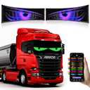 2Pcs LED Eyes for Truck Windshield | Programmable Devil Eyes Light for Cars | Bluetooth APP Control | Can Edit Text/Graffiti/Animations