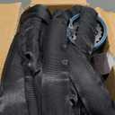 Non-Expandable Garden Hose 100feet, Flexible Water Hose with 10 Function Hose Nozzle, Lightweight, Tangle Free, Rust Proof for Yard (Black)