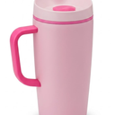 Owala SmoothSip Slider Stainless Steel Insulated Travel Mug with Handle, 100% Leak Proof, For Hot and Cold Drinks, Travel Friendly with Sliding Lock Lid, 12oz, BPA Free, Leak Proof, Daybreak