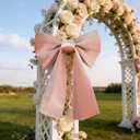 Pink Bow Decoration for for Coquette Room,Birthday Decor,Door and Window, 27.55 x 19.68 Inches