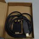 Amazon Basics HDMI to VGA Cable, 1080P, Gold-Plated, 6 feet, Black