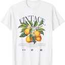 Lemon Fruit Vintage T-Shirt Large