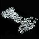 Acrylic Diamonds, 10mm Acrylic Color Faux Round Crystals Treasure Gems, 0.4 inch Tabletop Confetti Crystals for Table Confetti, Vase Fillers, Party Decoration (1000pcs Clear)