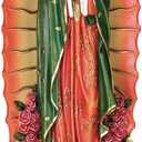 Design Toscano Virgin of Guadalupe Religious Indoor/Outdoor Garden Decor Statue, Medium 23 Inch Tall, Cast Stone Resin, Full Color Painted Finish