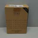 Vine Creations White Glass Soap Dispenser Set, Dish Soap and Hand Soap Dispenser Set with Stainless Steel Pump, 16 oz Glass Dispensers for Kitchen or Bathroom Decor (Matte White Bottle/Brushed Brass)