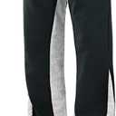 GINGTTO Men's Sweatpants Open Bottom with Pockets Stacked Flared Track Pants (M)