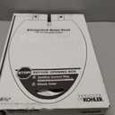 KOHLER Cachet ReadyLatch Elongated Slow Close Toilet Seat, White
4636-RL-0, Quiet Lid, Contoured Grip-Tight Bumpers Installation Hardware, Apartment Essentials
