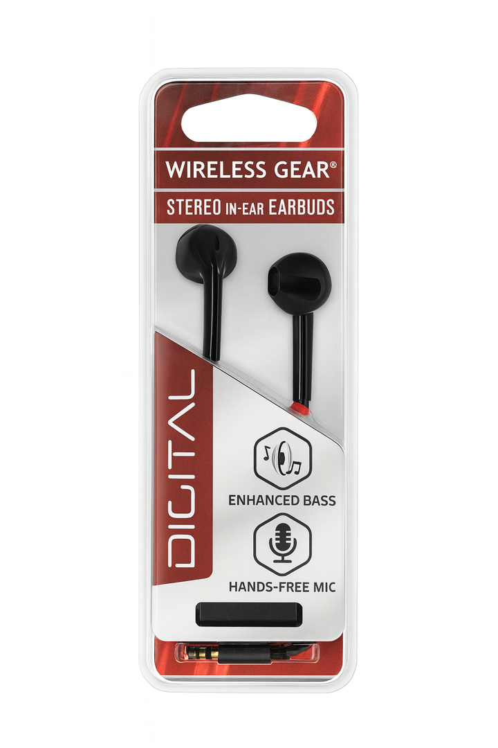 Digital Wireless Gear Stereo In-Earbuds, 2 Pack