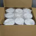 8 Pcs 6 Inch Farmhouse Vase Decor Milk Can Vintage Flower Jug Galvanized Metal Vase with Handle Rustic Flower Buckets for Thanksgiving Christmas Table Centerpiece Weddings Gifts (Retro White)