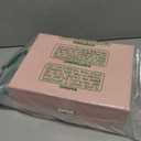 Jewelry Organizer Box, Leather Jewelry Box for Girls Gift Earring Organizer with Lock Double Layers Jewelry Case Removable Tray for Necklace Earring Ring with Polishing Cloth and Jewelry Bags