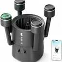 (2026 New) BUBLUE BuVortex V5 Pool Surface Skimmer Robot, Pool Cleaner with App Control,5L Filter, Dual Cleaning Modes, AI Navigation,Ideal for In-Ground & Above-Ground Pools,Space Gray