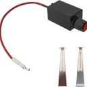 Patio Heater Electronic Push Button Pluse Igniter & Wire Patio Heater Replacement Parts, Glass Tube Patio Heater Controller Box Electronic Igniter Cable Wire (Set 2)
