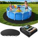 HOLDCOVER 18 Ft Round Pool Liner Pad for Above Ground Swimming Pool