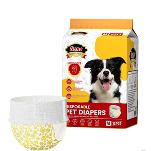 Disposable Dog Diapers for Female Dogs – Super Absorbent Pet Pants with Leak-Proof Core, Soft Breathable Material, Elastic Waist, XS–L Sizes(L(10pcs))