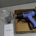 Heat Gun 572 & 1112℉ Dual Temperature Control Heavy Duty Heat Gun' with 4 Nozzles Fast Heating Overload Protection Hot Air Gun For Shrink Tubing, Vinyl Wrap, Crafting,Resin,5Ft Power Cord