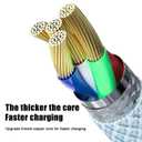 2 x Generic USB C Cable 3A Fast Charge, USB A to Type C Charger Cord Braided Compatible with Galaxy A10e A20 A50 A51 A71, S20 S10 S9 S8 Plus S10E, Note 20 10 9 8, Moto G7 G8 (6A - White 6 Feet)