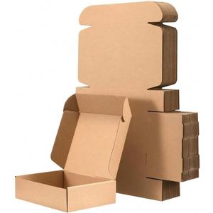 12x9x4 Shipping Boxes Set of 20, Brown Corrugated Cardboard Packaging Box for Small Business