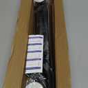 Shower Curtain Rod 31-76 Inch,7/8"Diameter Adjustable Spring Tension Curtain Rod No Drill,Matte Black Shower Tension Rod for Bathroom,Room Divider,Window,Anti-Rust Non-Slip 1-Pack