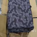 Heated Cat House for Outside, Insulated Weatherproof Heated Outdoor Cat House with Waterproof Eaves & Escape Door, Elevated Outdoor Cat Shelter for Feral Stray Cat (Black Camo, 25.6"x16.5"x18")