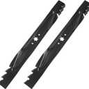 942-04290 Mulching Blade for 46" Deck, 942-04244A Mower Blade Compatible with Cub Cad-et Crafts-man Troy-Bilt, Replace 942-04290-X 742-04290-X 942-04244 742-04244 742-04244A 742-04290, 2 Pack