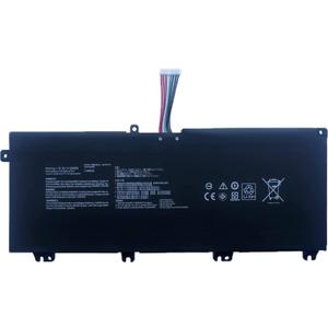 B41N1711 B41Bn95 B41Bn9H Laptop Battery Replacement for Asus FX503VM FX63VD FX63VM GL703GE-ES73 GL703VD-1A ROG Strix GL503 GL503VD GL503VM GL703VD GL703VM ZX63V Series(15.2V 64Wh) (Long Cable)