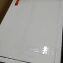 POZINO 36"x24" Irregular Beveled Bathroom Mirror for Over Sink
