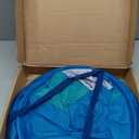 SwimWays Spring Float Premium SunSeat Pool Chairs, Inflatable Pool Floats Adult with Fast Inflation for Ages 15 & Up, Sky Blue