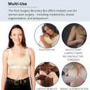 Care+Wear - Post Mastectomy Recovery Bra (Nude, XXX-Large) - Comfortable Post-Surgery Support - Breathable, Adjustable and Front Opening